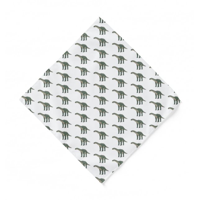 Barapasaurus cartoon illustration bandana (Front)