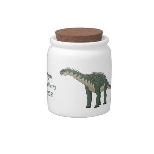 Barapasaurus cartoon illustration candy jar