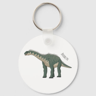 Barapasaurus cartoon illustration keychain