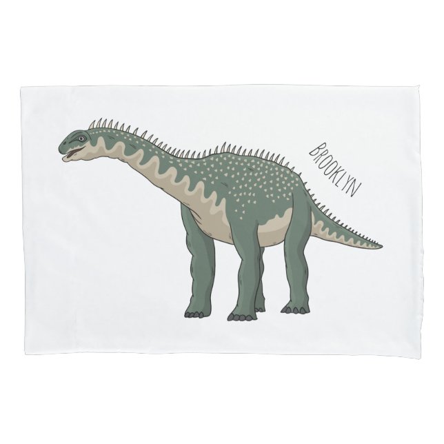 Barapasaurus cartoon illustration  pillow case (Front)