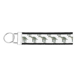 Barapasaurus cartoon illustration wrist keychain