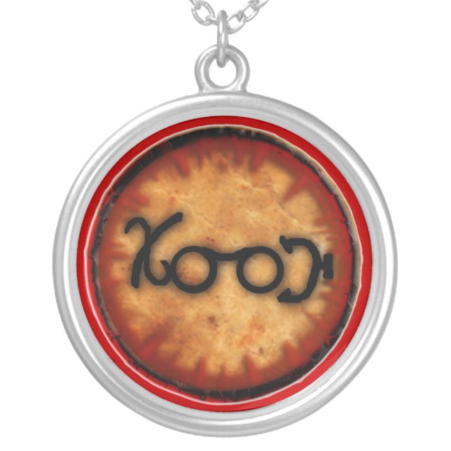 barashakushu silver plated necklace (Front)