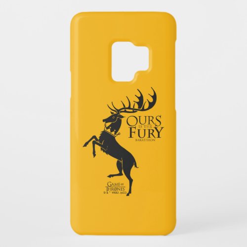 Baratheon Sigil _ Ours is the Fury Case_Mate Samsung Galaxy S9 Case