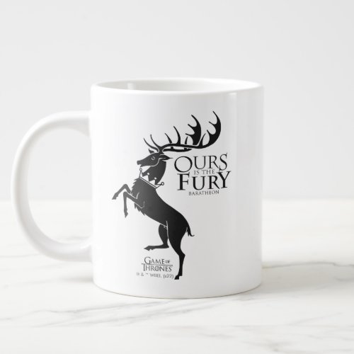 Baratheon Sigil _ Ours is the Fury Giant Coffee Mug