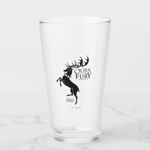 Baratheon Sigil _ Ours is the Fury Glass