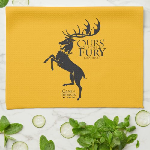 Baratheon Sigil _ Ours is the Fury Kitchen Towel