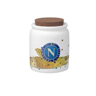 Barattolo commemorativo scudetto Napoli Candy Jar