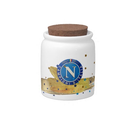 Barattolo  commemorativo scudetto Napoli  Candy Jar