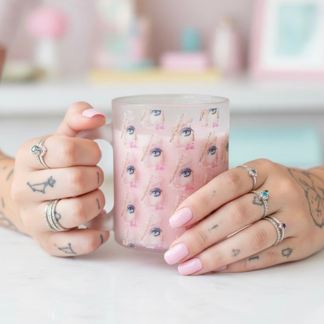 Barb Frosted Glass Coffee Mug (Creator Uploaded)