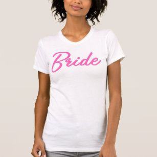 BARB Hot Pink Doll Themed Bride Babe Bachelorette T-Shirt