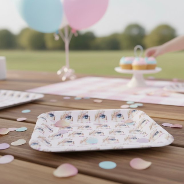 Barb Paper Plates (Creator Uploaded)