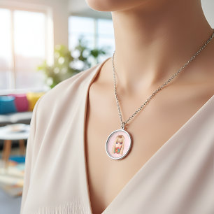 Barb Silver Plated Necklace