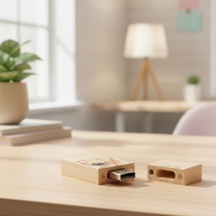 Barb Wood Flash Drive