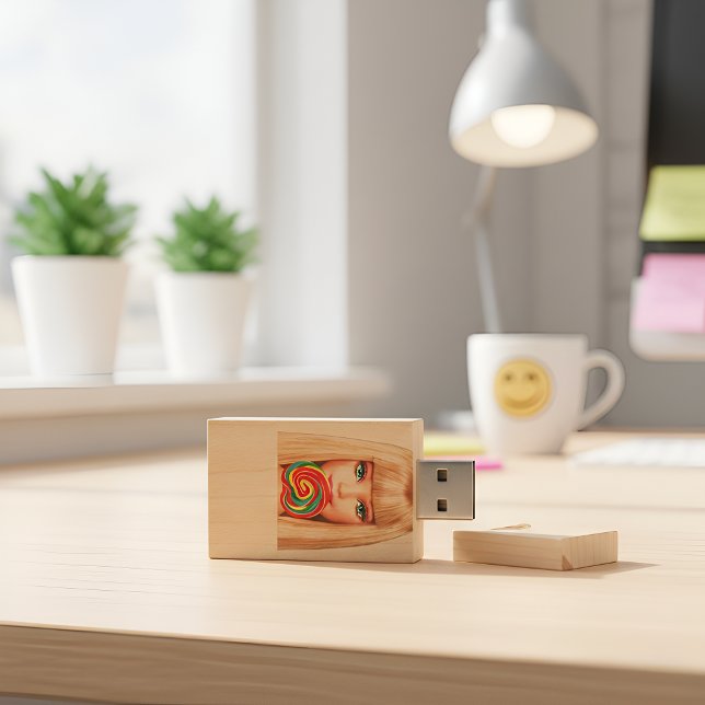 Barb Wood Flash Drive (Creator Uploaded)