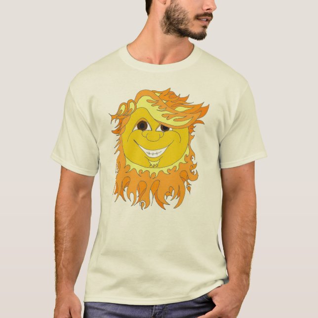 Barba Sol - The Bearded Sun T-Shirt (Front)