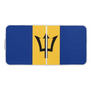 Barbadian Flag (Barbados) (Bajan) Beer Pong Table