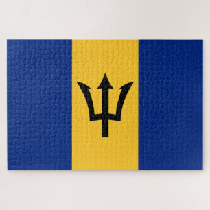 Barbadian Flag (Barbados) (Bajan) Jigsaw Puzzle