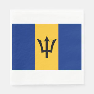 Barbadian Flag (Barbados) (Bajan) Napkins