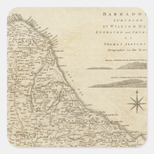 Barbadoes Square Sticker