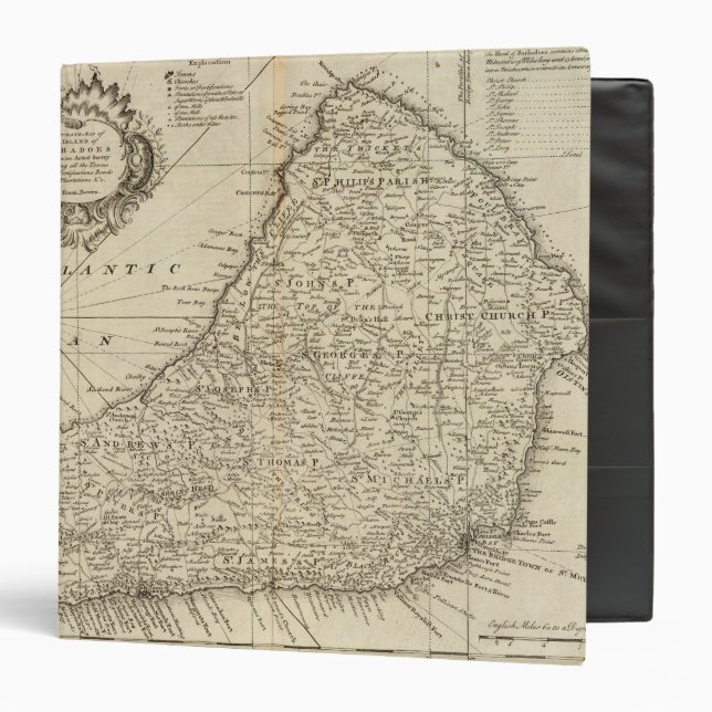 Barbados 3 Ring Binder (Front/Inside)