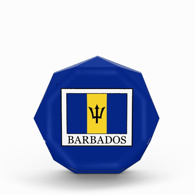 Barbados Acrylic Award (Front)
