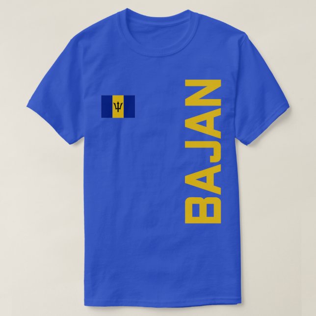 BARBADOS BAJAN MADE IN T-Shirt (Design Front)