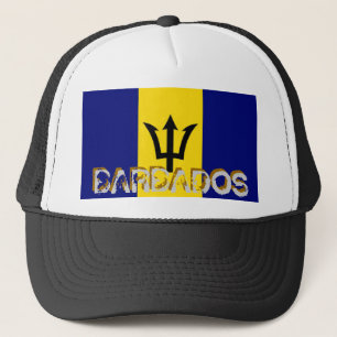 Barbados barbadian flag souvenir hat