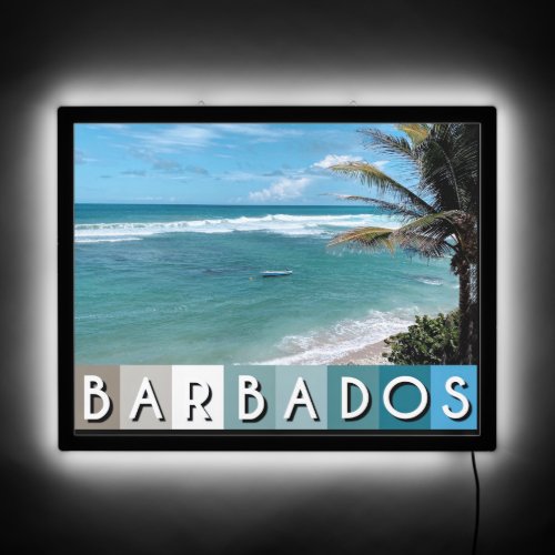 Barbados Beach LED Sign