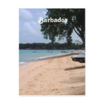 Barbados Beach Postcard