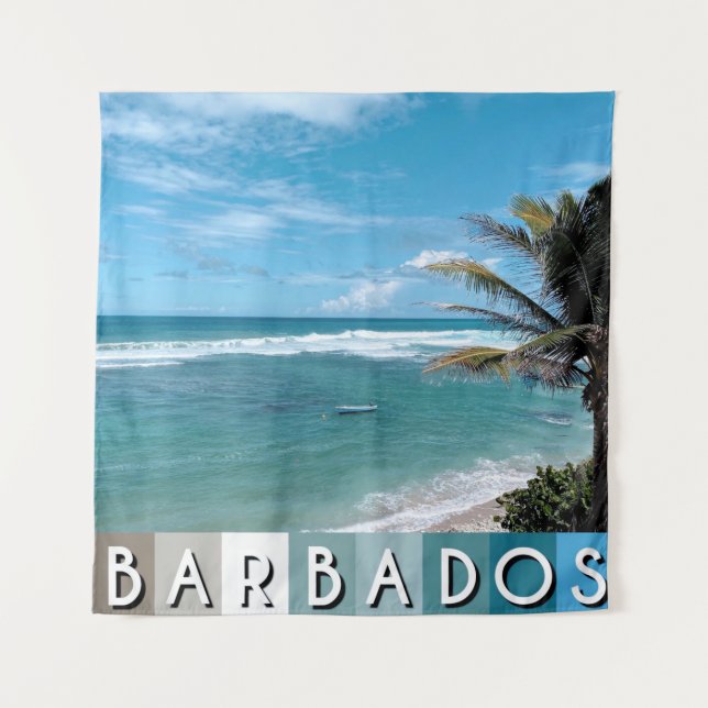 Barbados Beach Tapestry (Front)