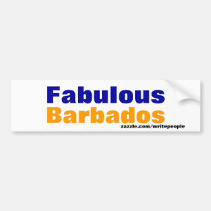 barbados bumper sticker