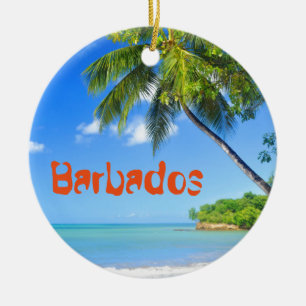 Barbados Ceramic Ornament
