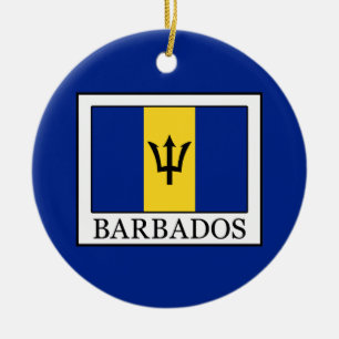 Barbados Ceramic Ornament