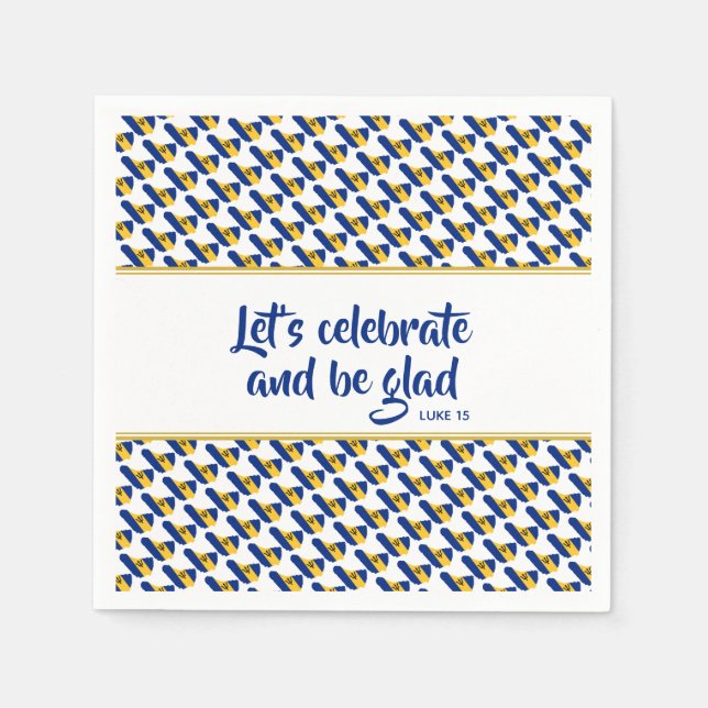 BARBADOS Christian Custom Celebration Party Paper Napkins (Front)