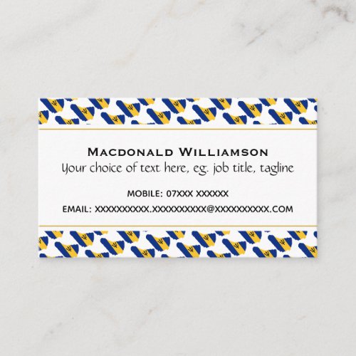 BARBADOS Christian Scripture John 316 Business Card