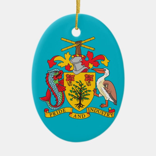 Barbados - Christmas Ornament (Front)