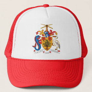 Barbados Coat of Arms detail Trucker Hat