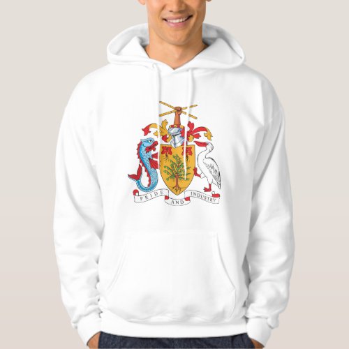 Barbados Coat Of Arms Hoodie