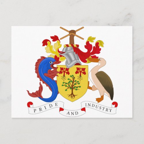 Barbados Coat of Arms Postcard