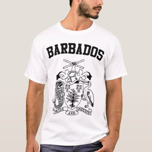 Barbados Coat of Arms T_Shirt