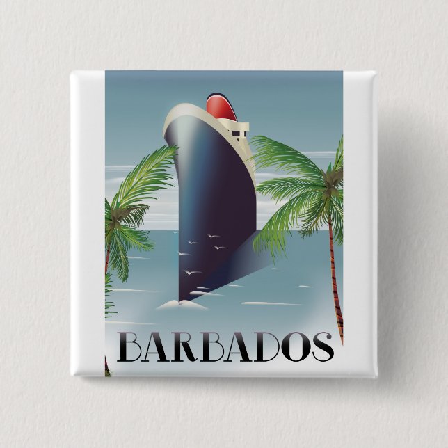 Barbados Cruise Button (Front)