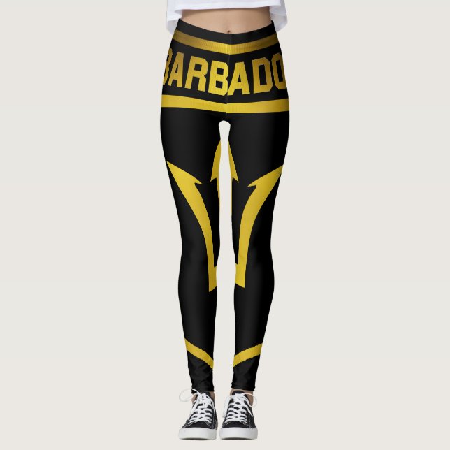 Barbados Emblem Leggings (Front)