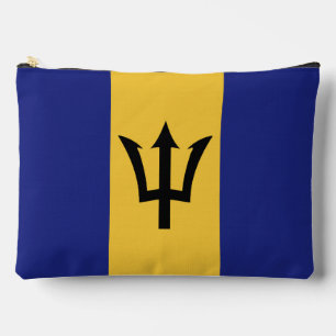 Barbados flag accessory pouch