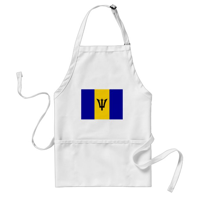 Barbados Flag Adult Apron (Front)