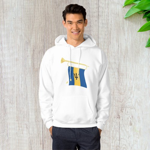 Barbados Flag And Bugle Hoodie