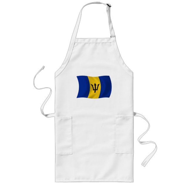 Barbados Flag Apron (Front)