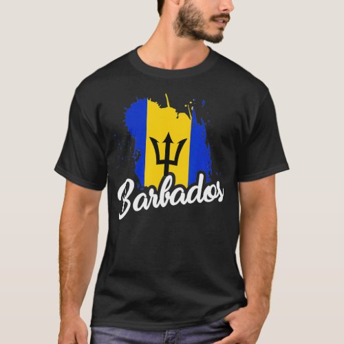 Barbados Flag  Bajan Proud Roots Love Heritage T_Shirt