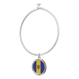 Barbados flag bangle bracelet
