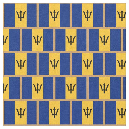 Barbados Flag & Barbados fashion Fabric /sports
