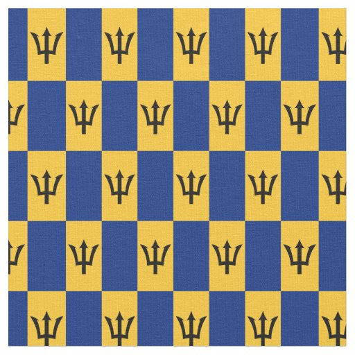 Barbados Flag & Barbados Trendy Fabric /fashion